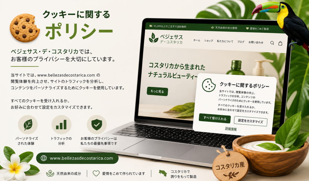 クッキーポリシー – コスタリカの美しさ
