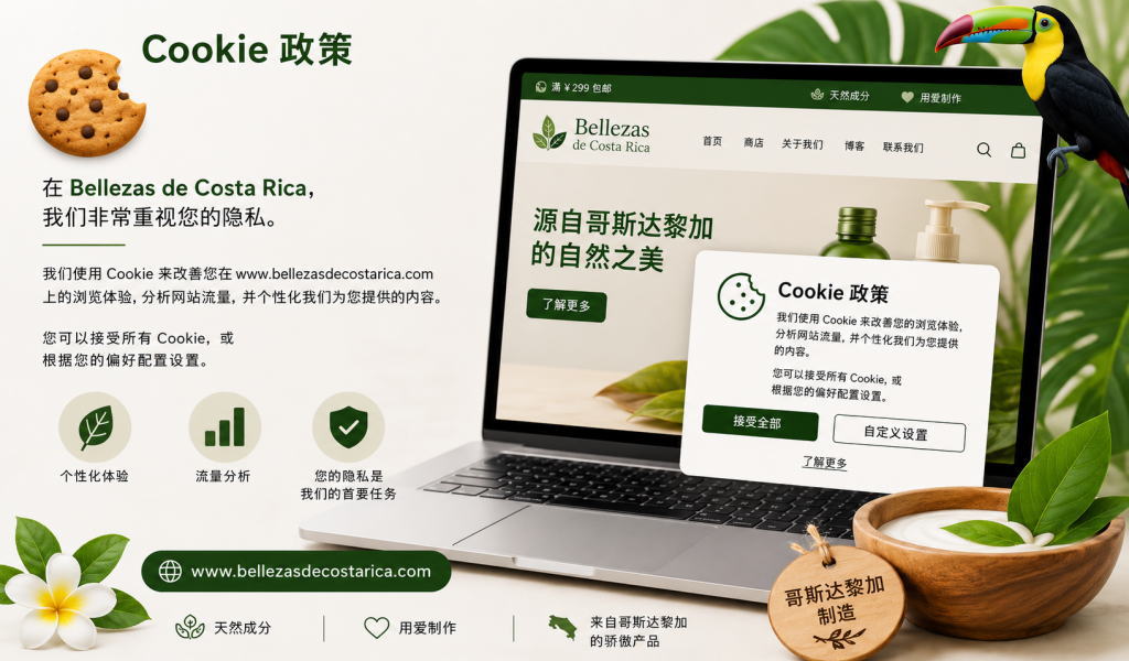 Cookie 政策 – 哥斯达黎加的美景