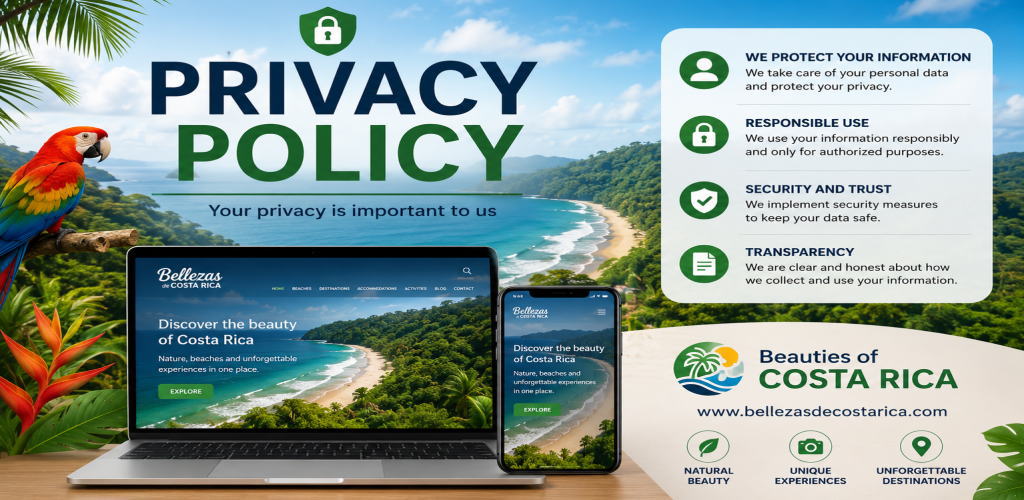 Privacy Policy – www.BellezasdeCostaRica.com