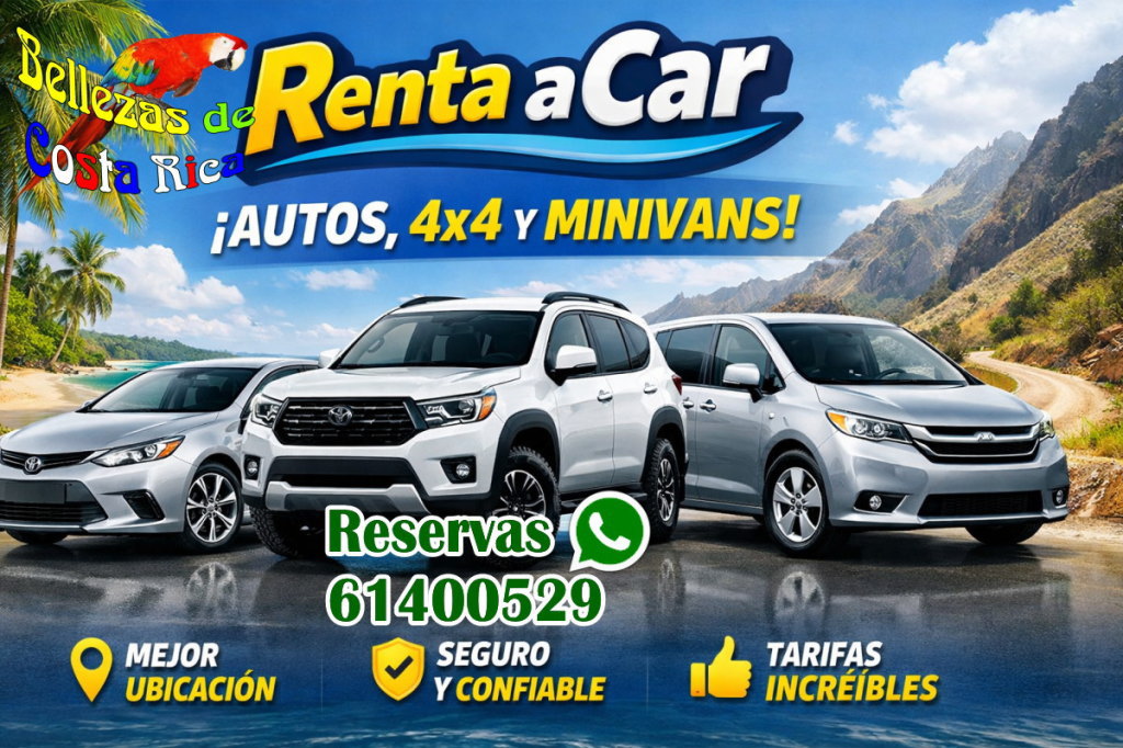 Alquiler de Carros y Autos Costa Rica, P&eacute;rez Zeled&oacute;n