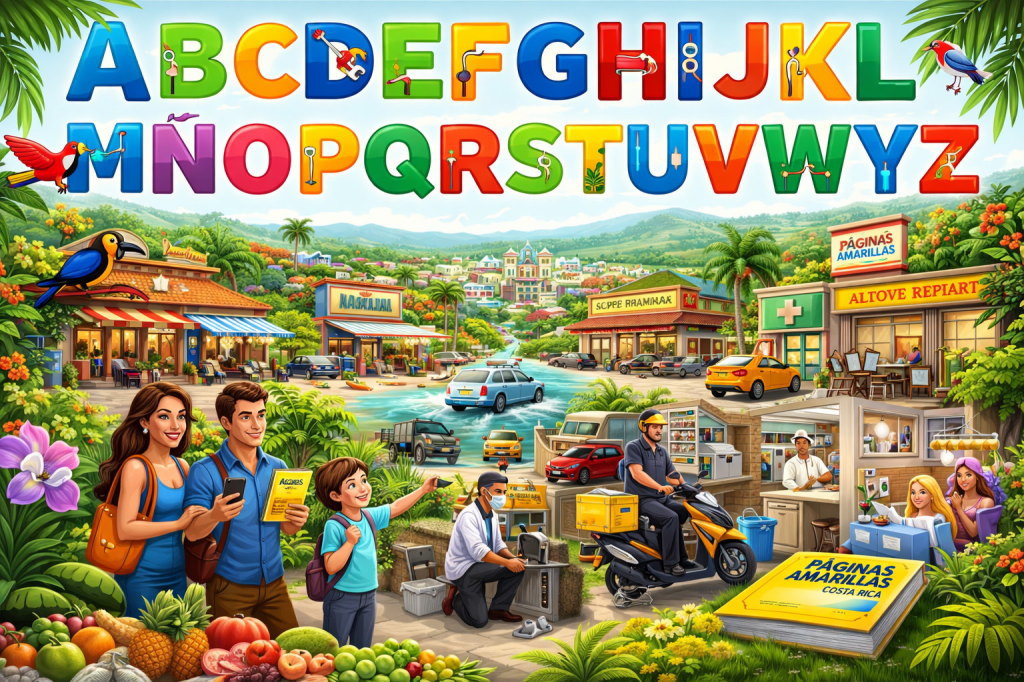 letra Y de P&aacute;ginas Amarillas de Costa Rica